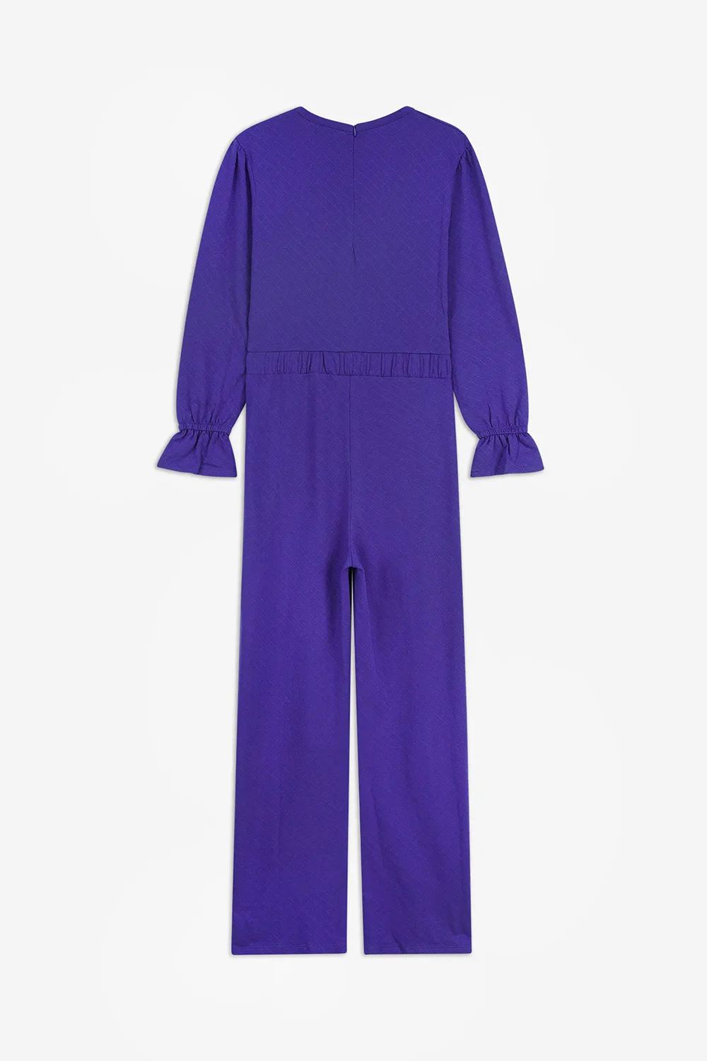 V-Neck Ruffle Sleeves Ladies Trousers Jumpsuit