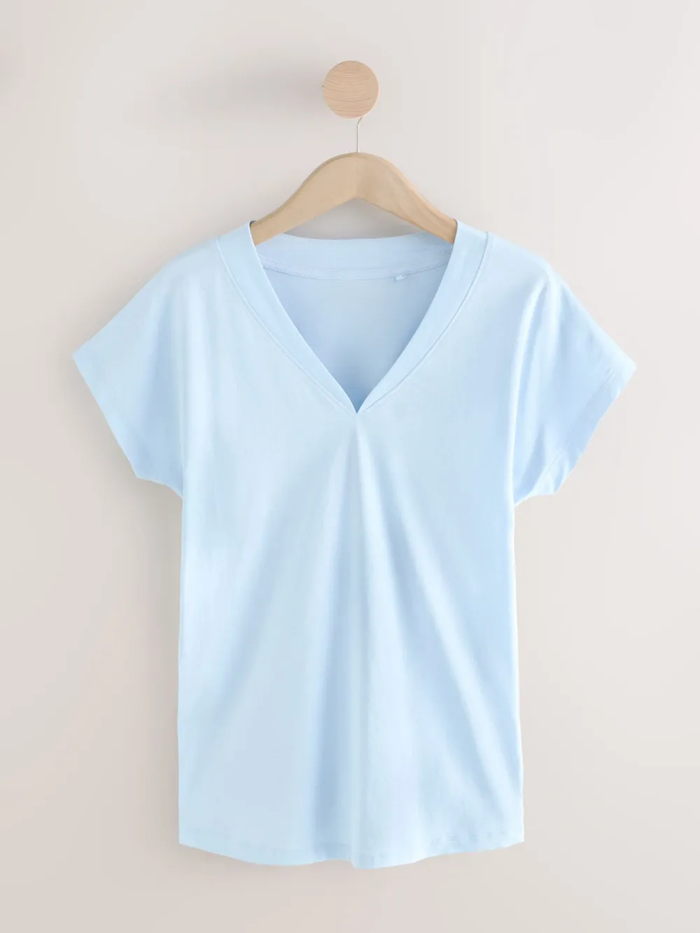 V-Neck Tops Pack Of 5 Cotton T-Shirts