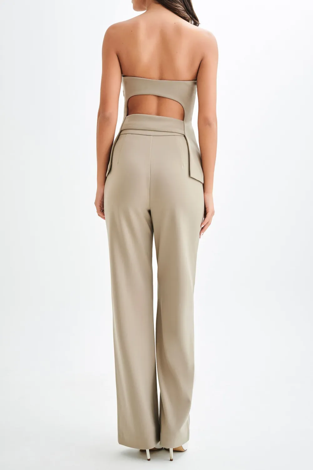 Strapless Cut Out Top