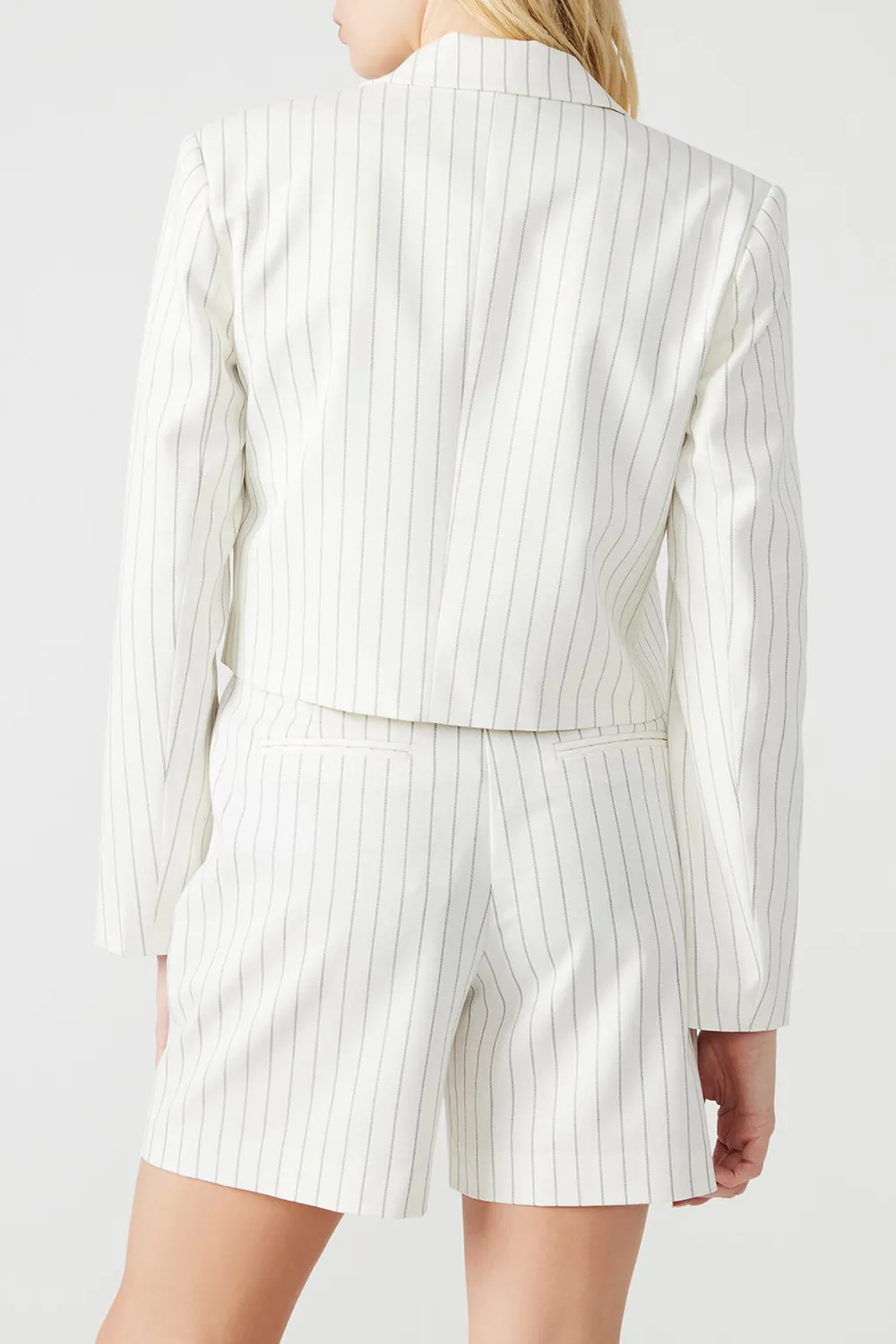 CROPPED CROPPED BLAZER BLACKWHITE