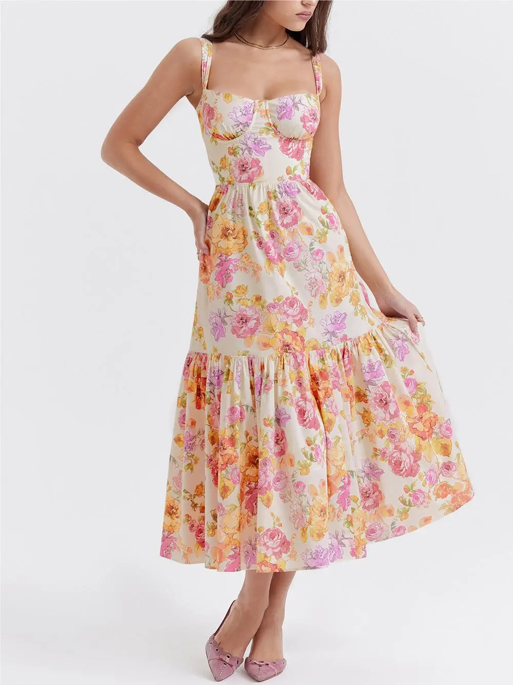 Floral Cake Dress