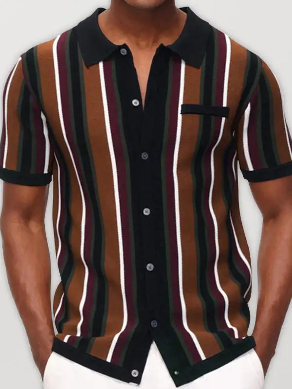 Striped Short Sleeve Shirt