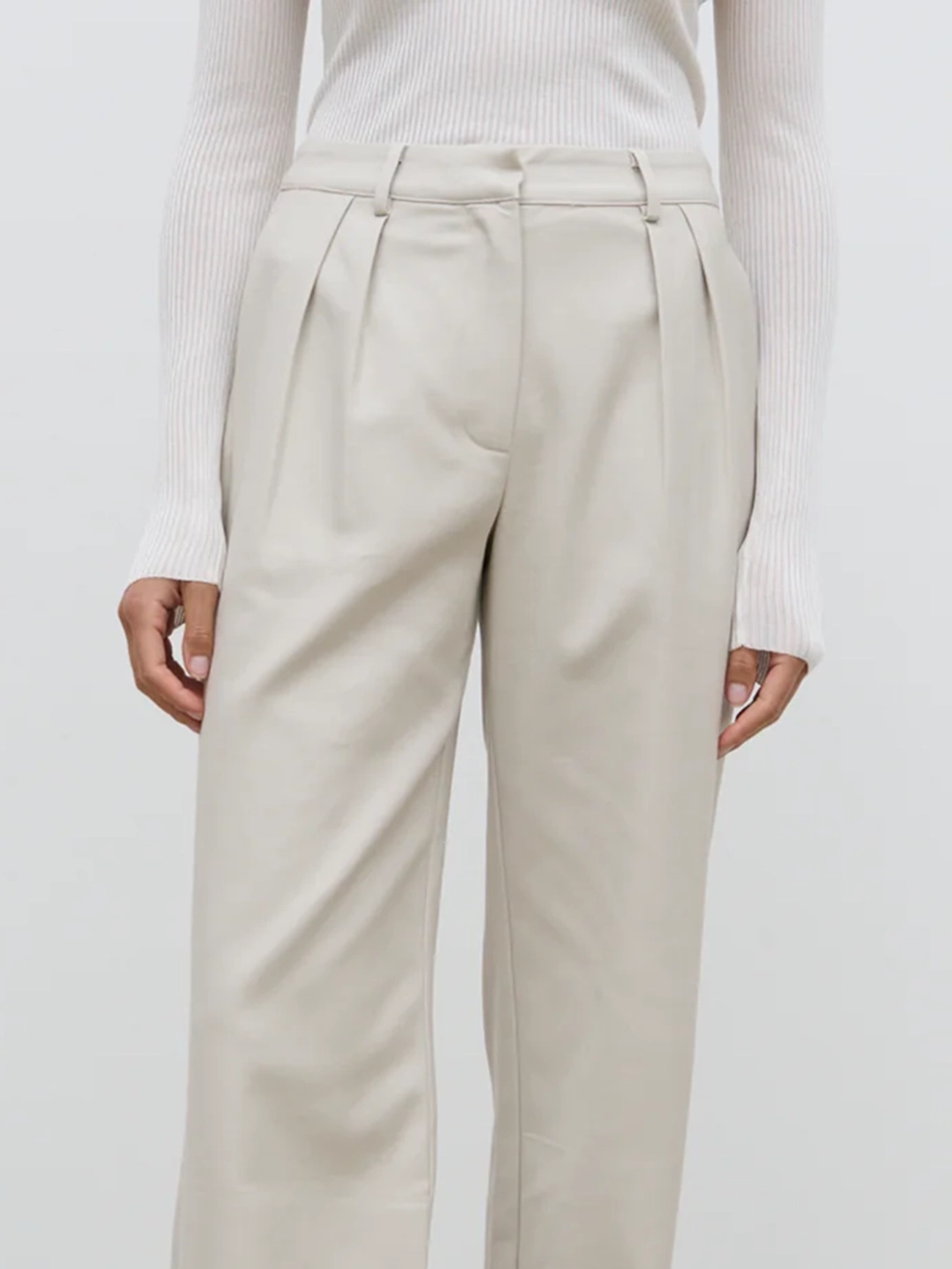 Front Pleat Trousers