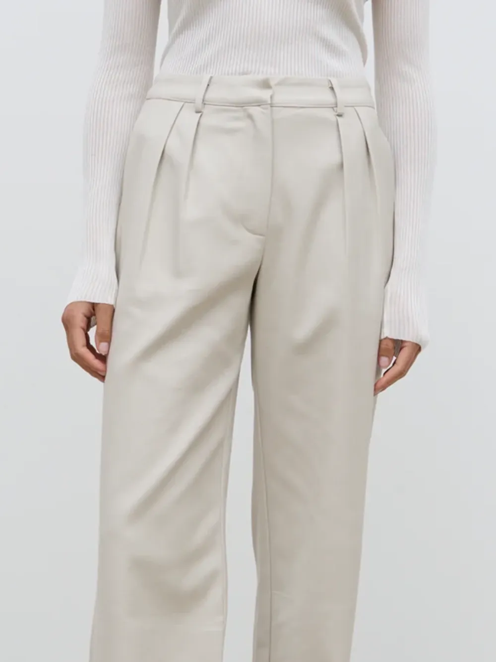 Front Pleat Trousers