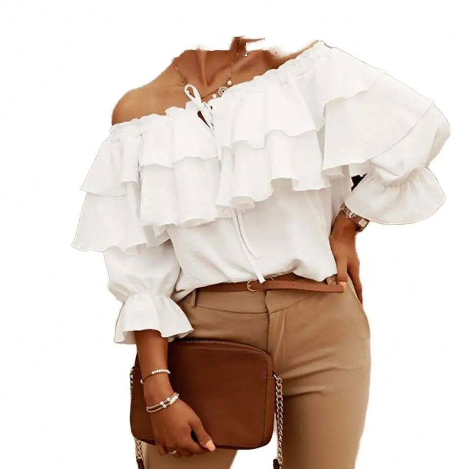 Women's Casual Layered Chiffon Top