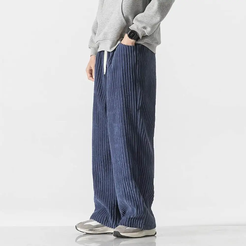 Textured Corduroy Wide Pants