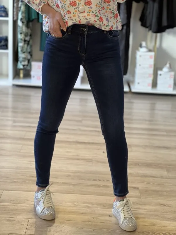 Simple Wide Leg Denim Pants