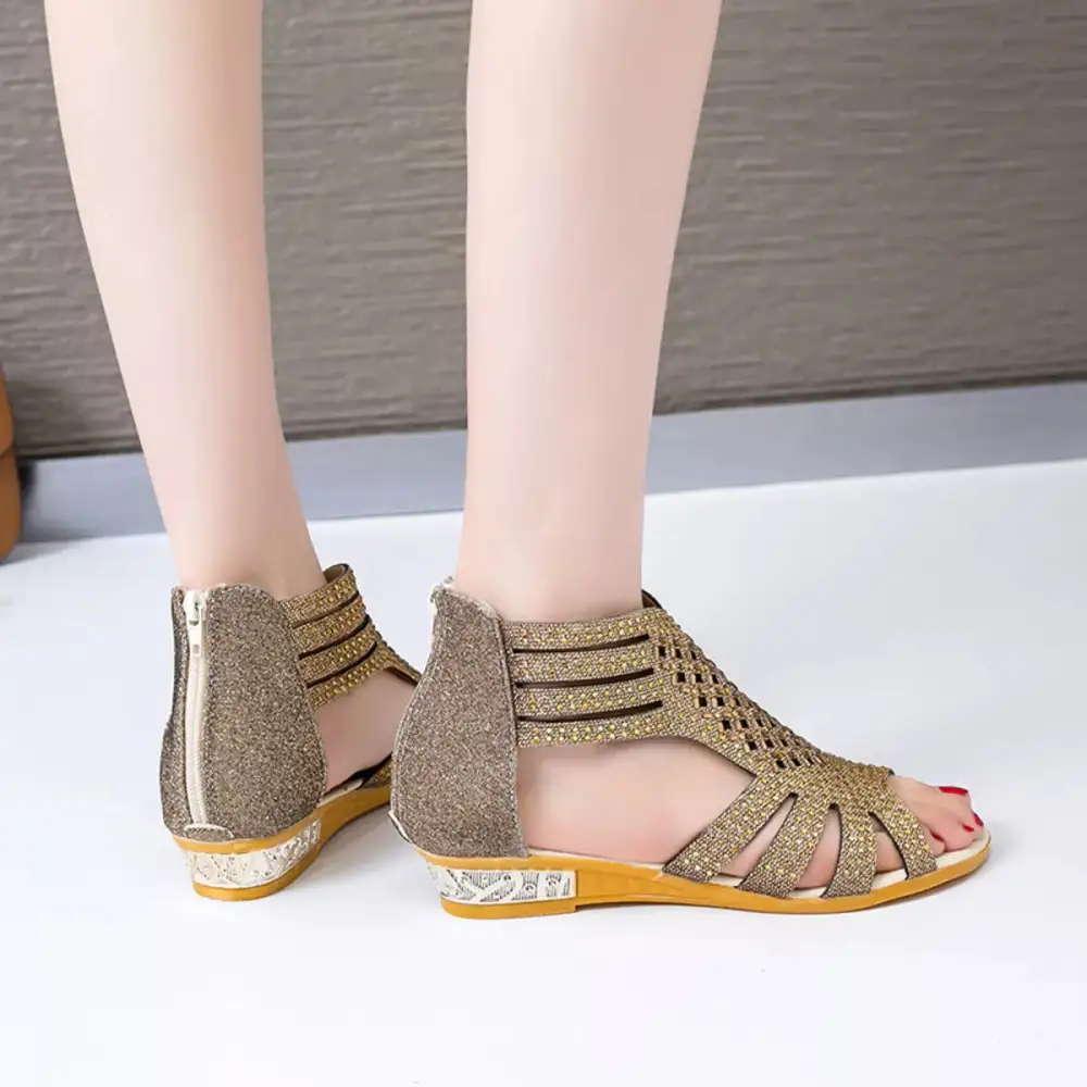 Rhinestone Open Sandals