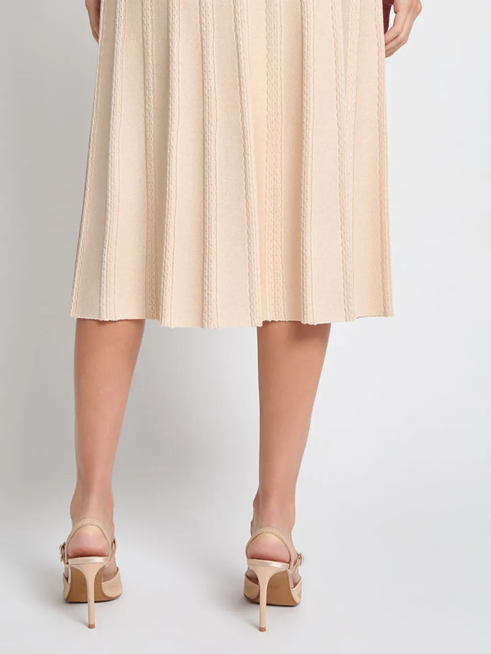 Soft Solid Color Skirt
