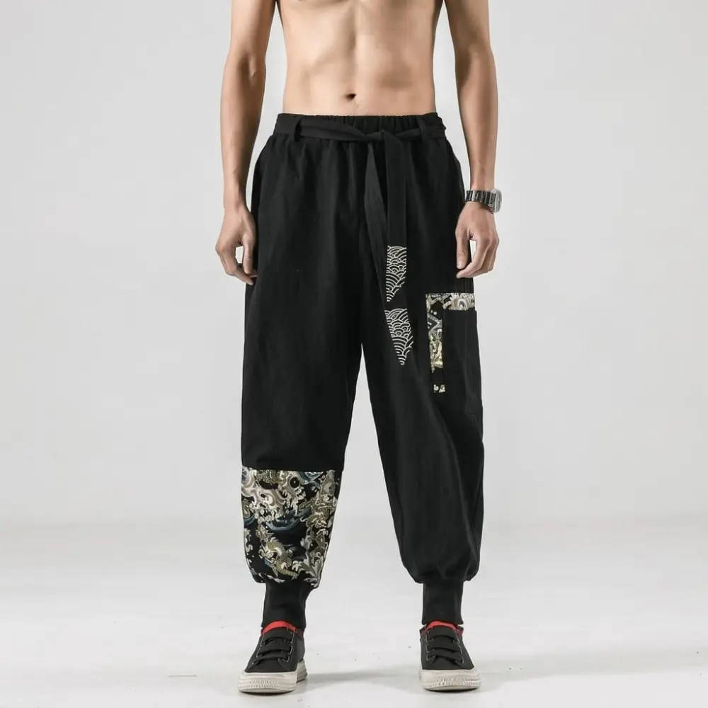 Simple Wrap Waist Pants