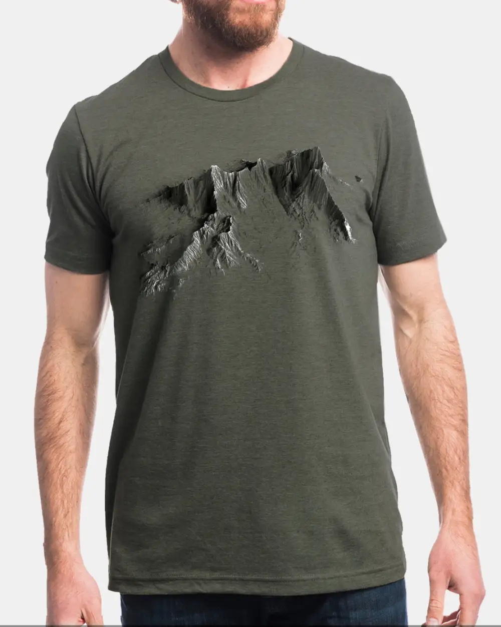 Aerial Mountain Graphic Tee