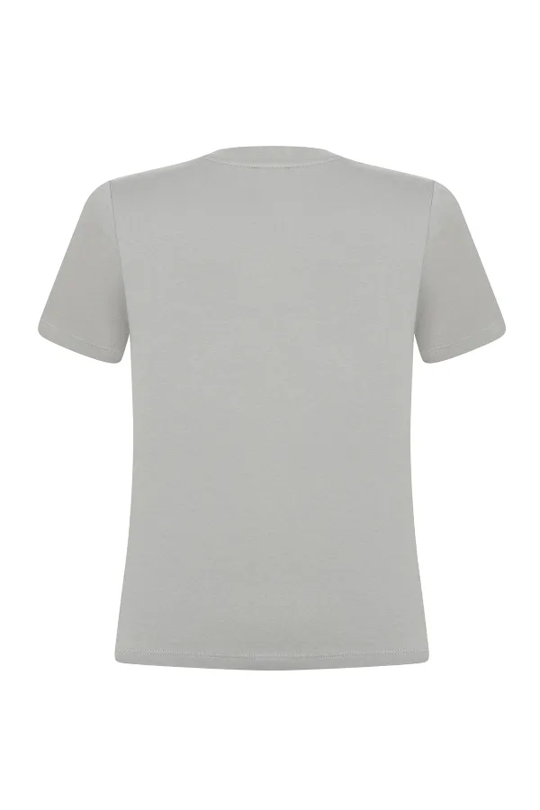 Short Sleeve T-Shirt-Grey