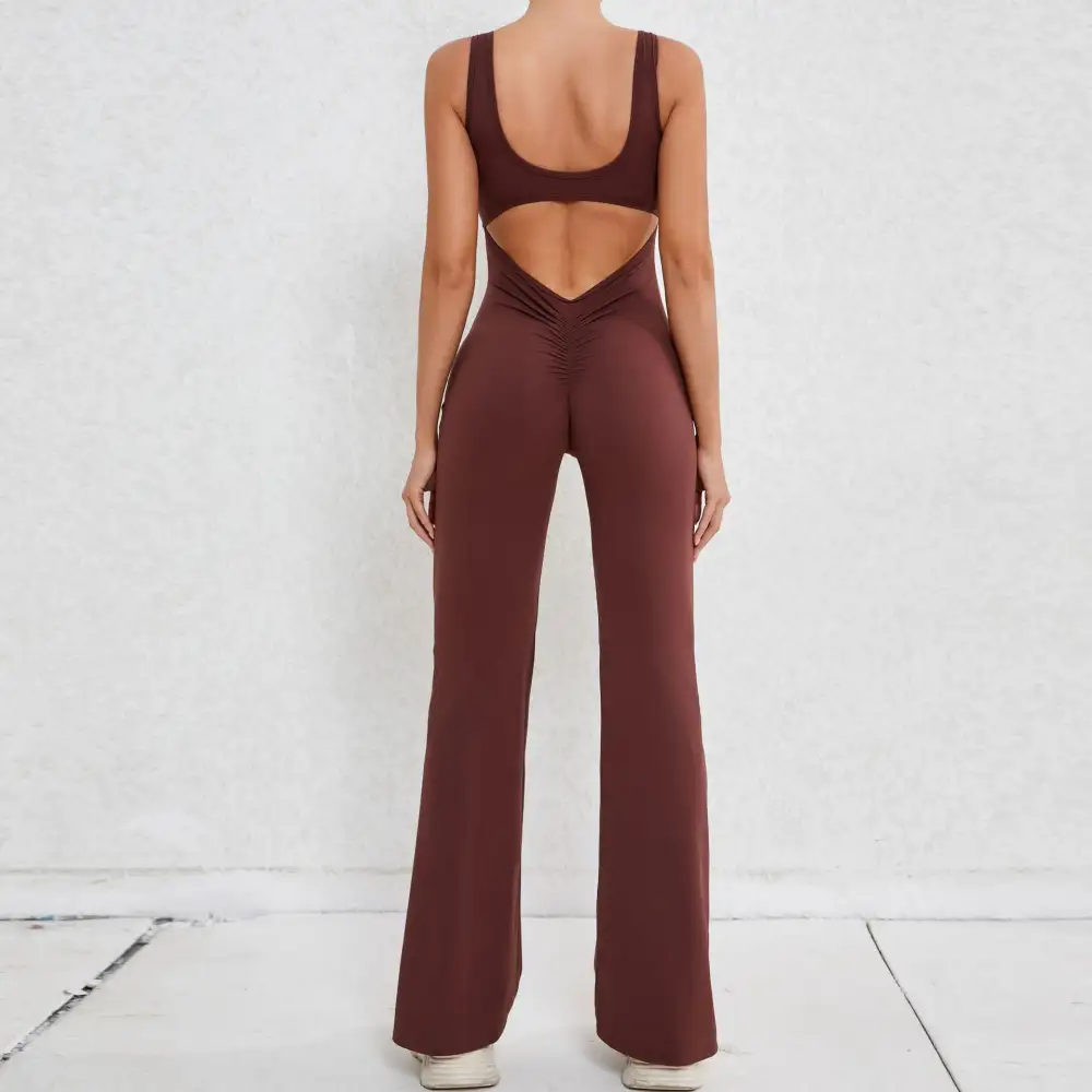 Flared Studio Yoga Jumpsuit