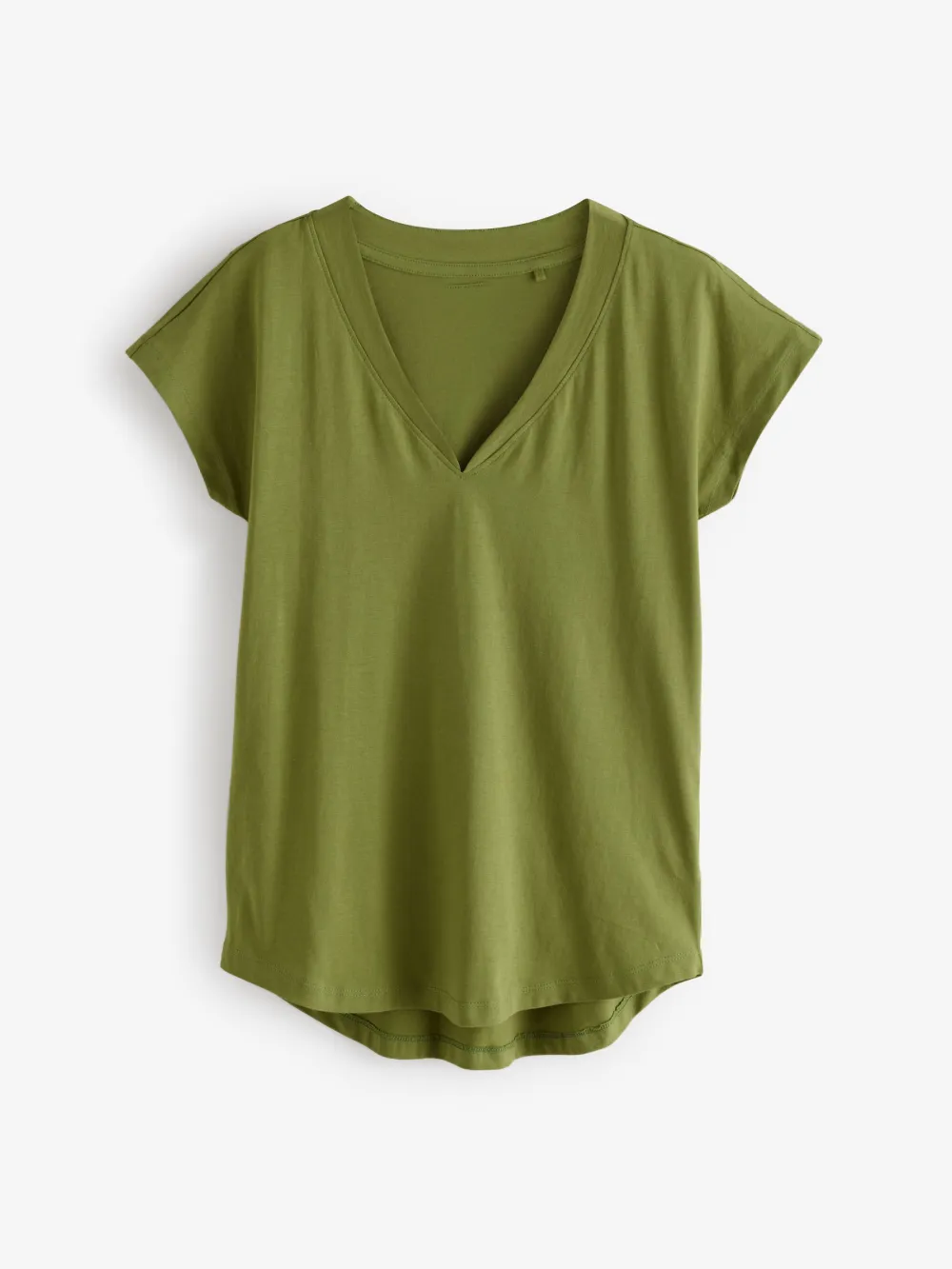 V-Neck Tops Pack Of 5 Cotton T-Shirts