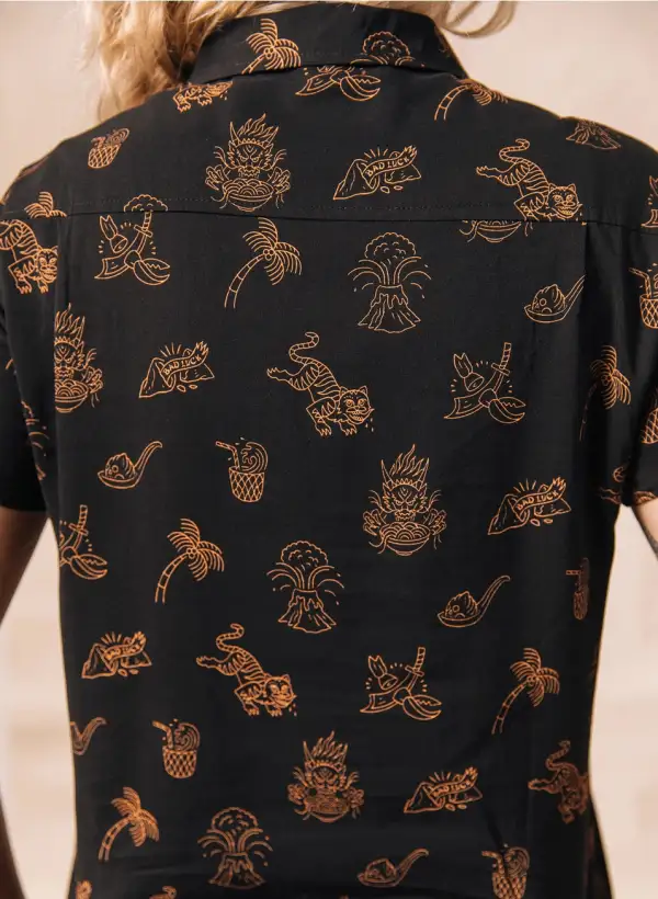 Relaxed Spicy Noods Button Down Shirt