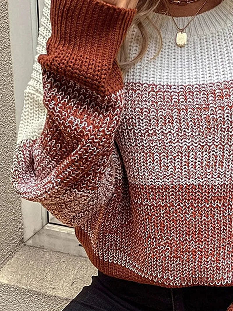 Women's Casual Knitted Sweater Top Coat