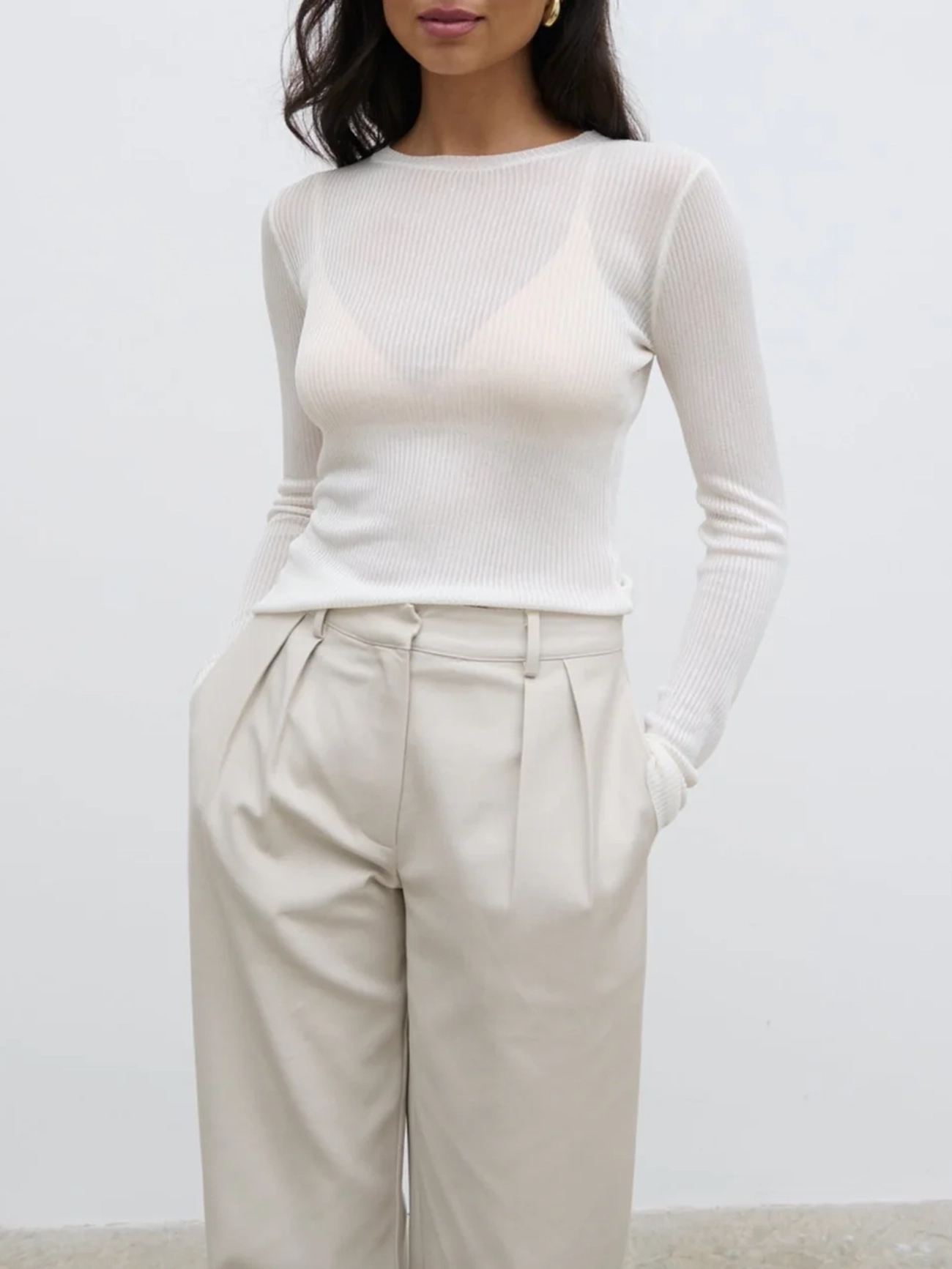 Sheer Knit Top