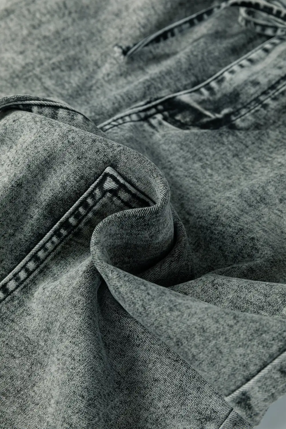 with Waist String Jeans
