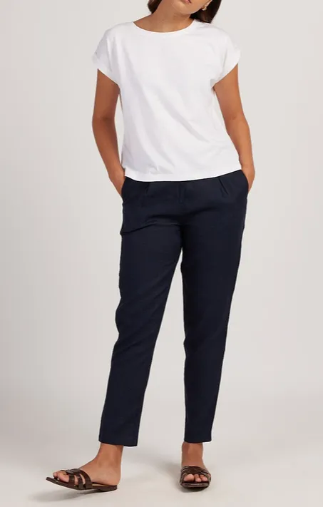 Off-White Pima Cotton Boxy Tee