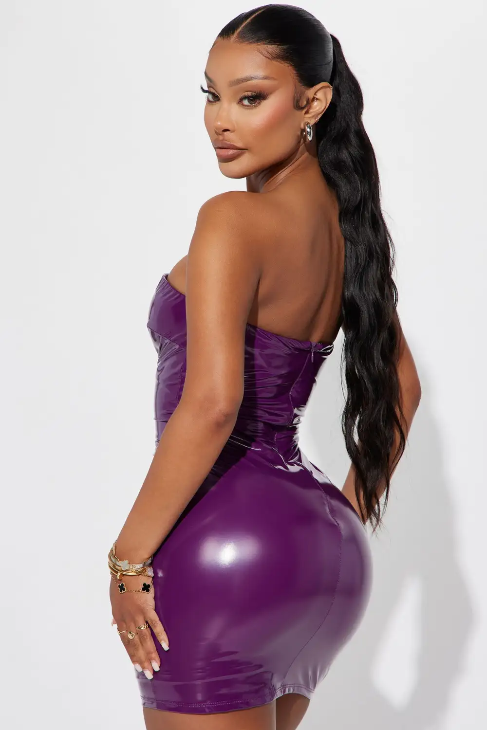 Energy Tube Mini Dress - Violet