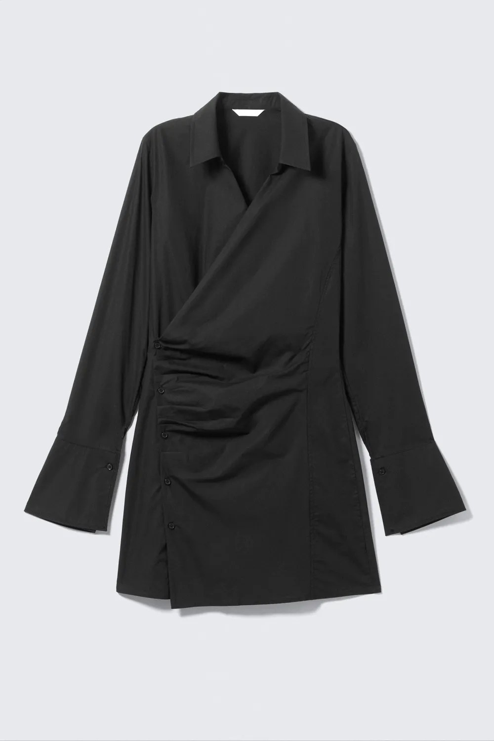 Asymmetric Button Up Dress