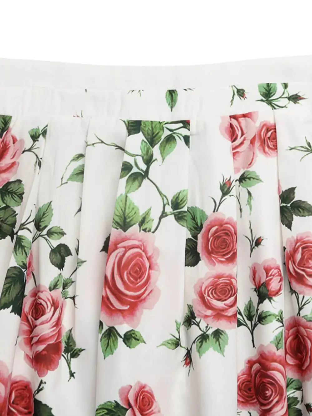 Print Flowy Maxi Skirt
