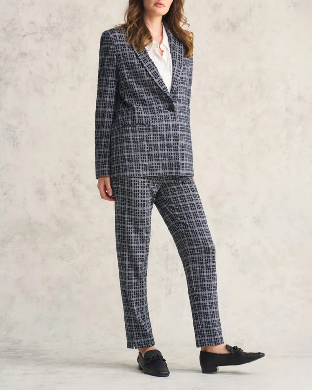 Ponte Check Blazer