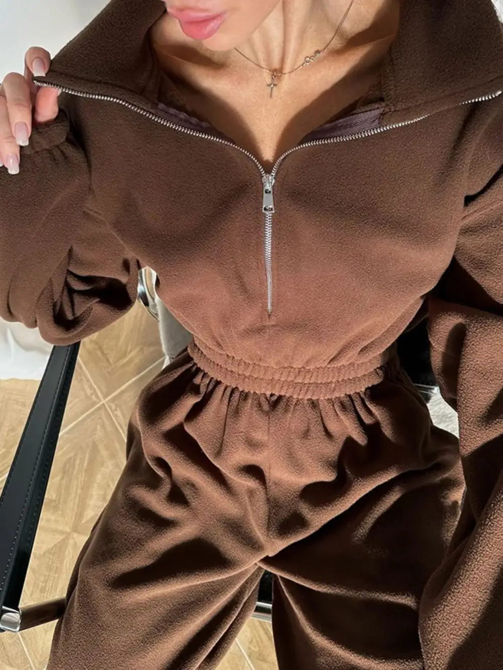 Everyday Zip Front Jumpsuit