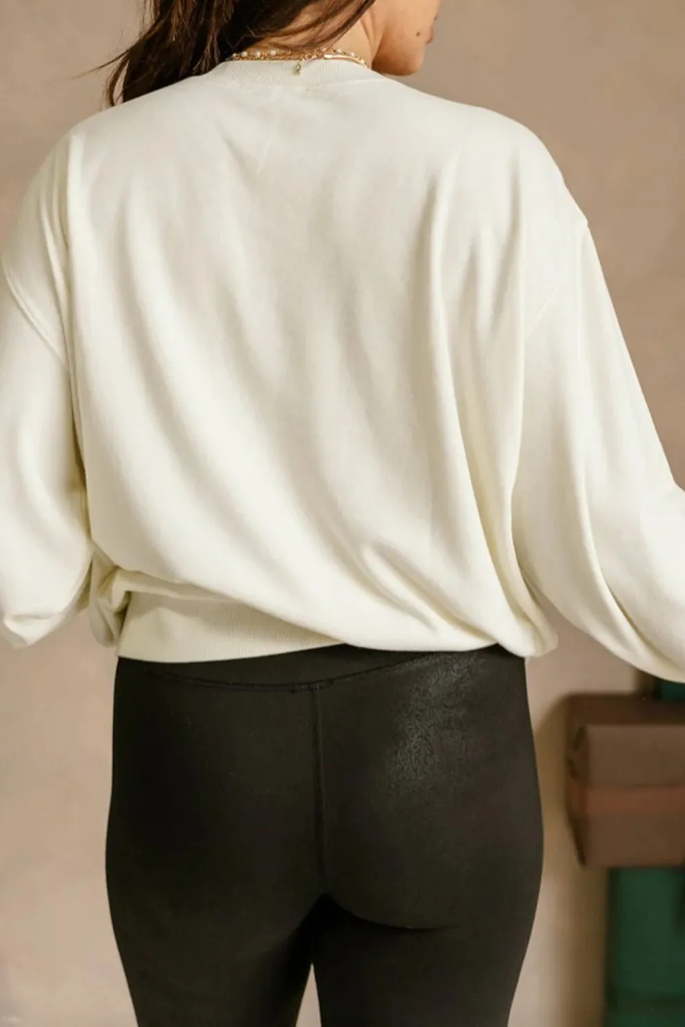 Casual Round Neck Sweatshirt