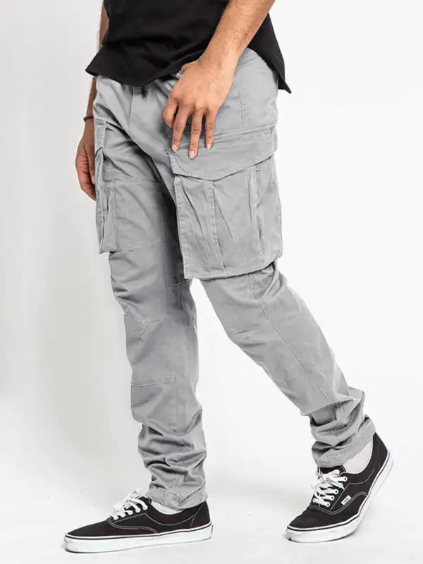 Utility Pocket Detail Everyday Pants