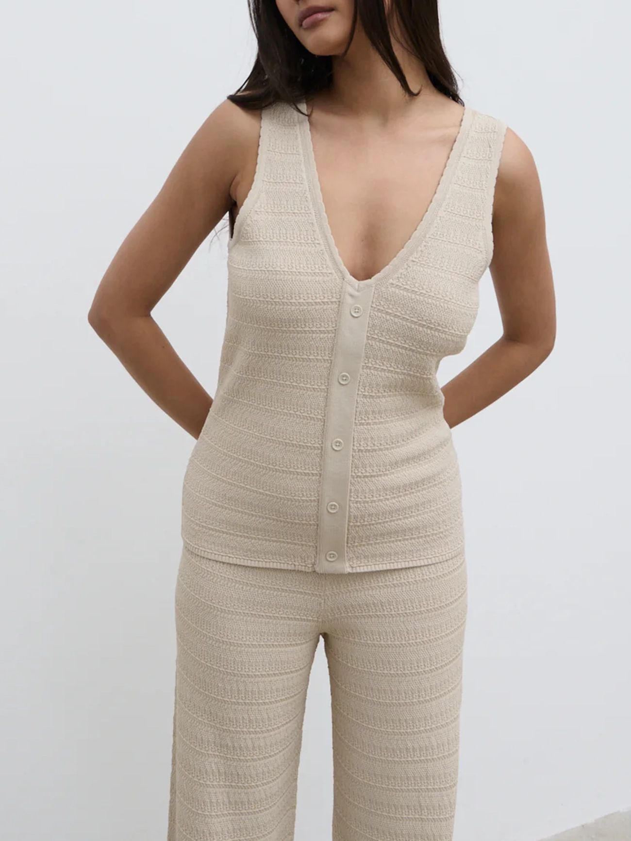 Crochet Knit Top