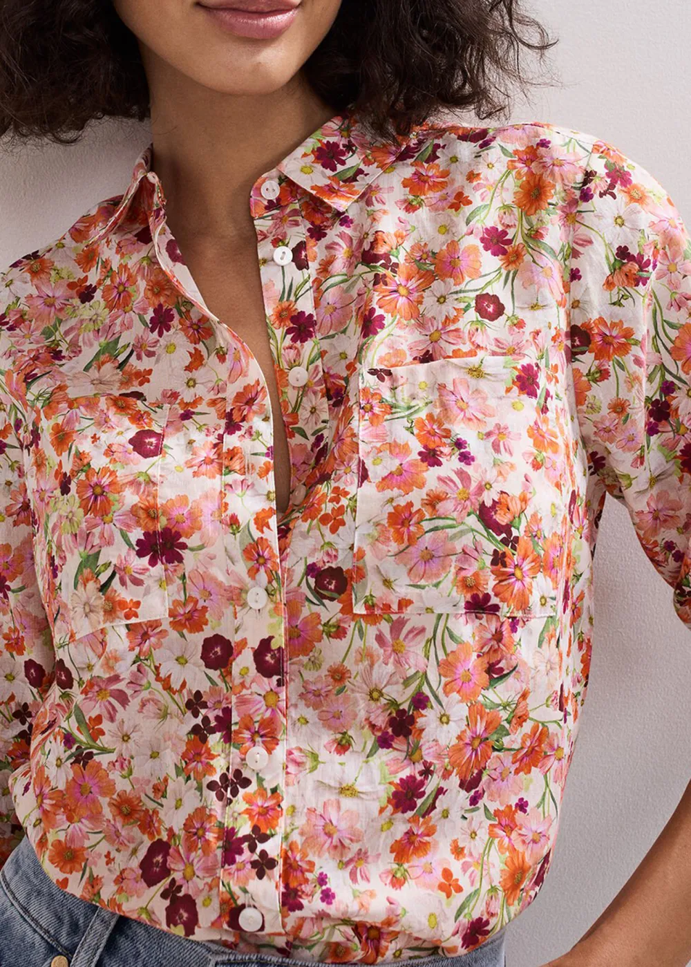 Bright Colorful Printed Shirts For Women