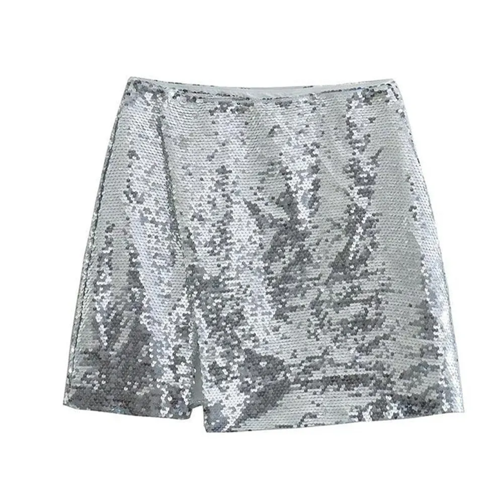 Bling Sequin Mini Skirt