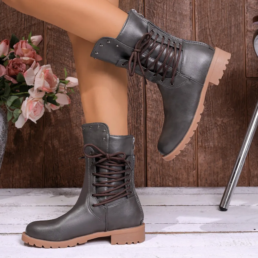 Stylish Versatile Amazon European & American Women's Boots