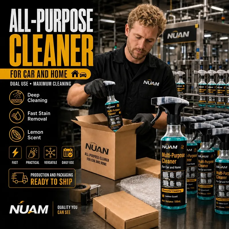 Multi-Purpose Cleaning Spray, Heavy Duty Dual-Action Degreaser & Stain Remover🧽
