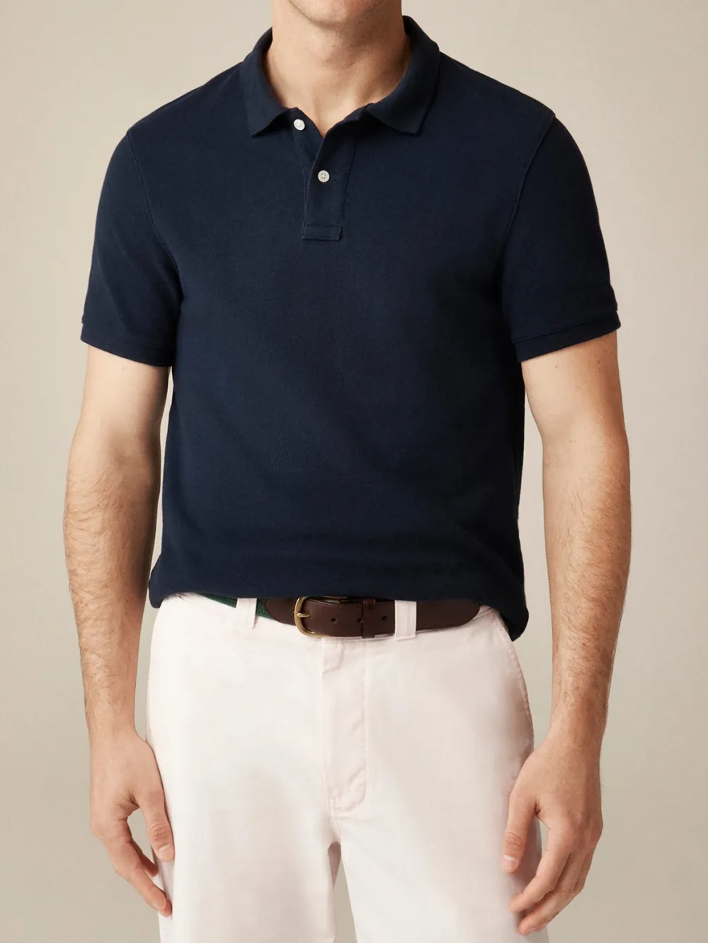 Dark Navy Short Sleeve Polo Shirt