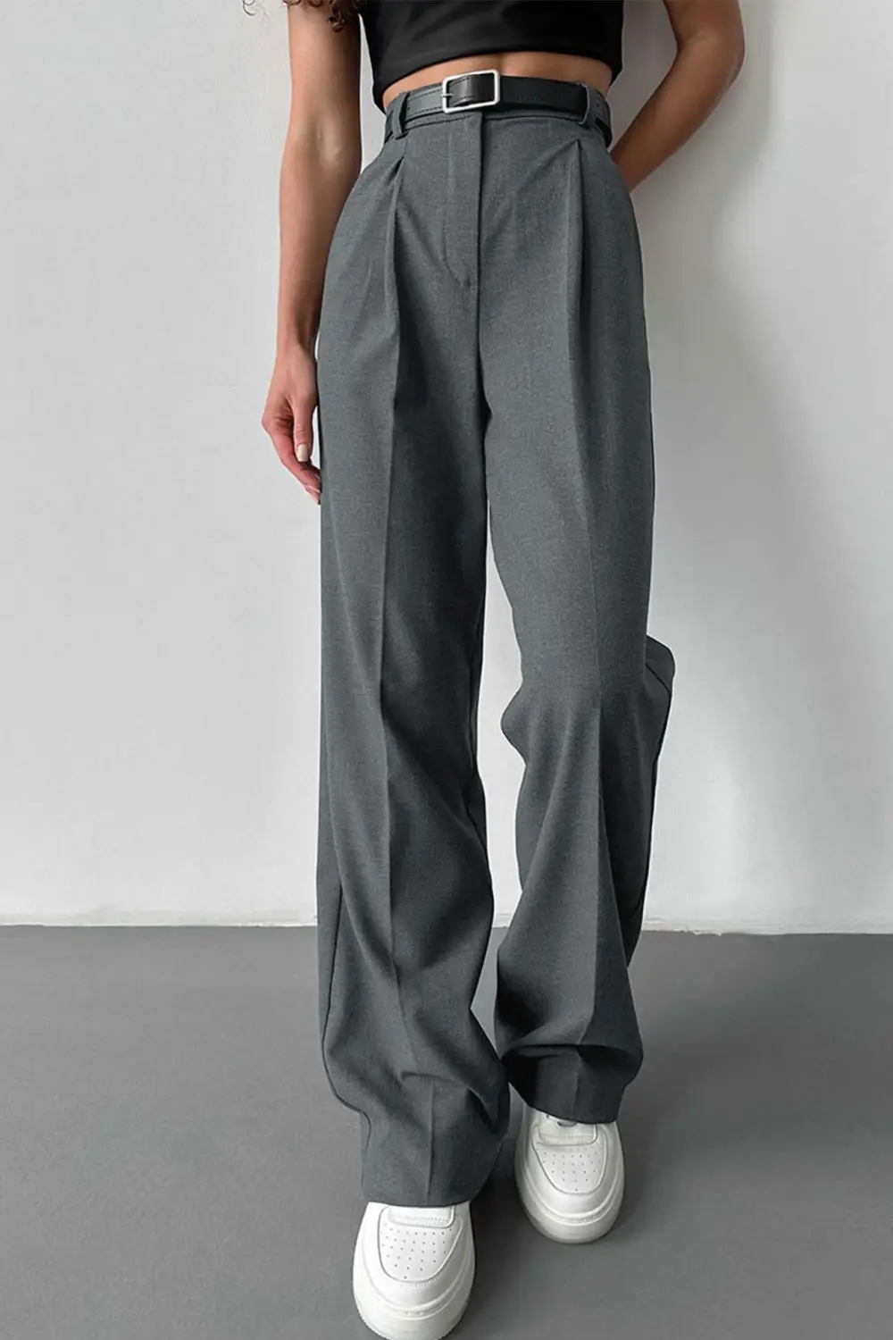 Tailored Straight Leg Pants
