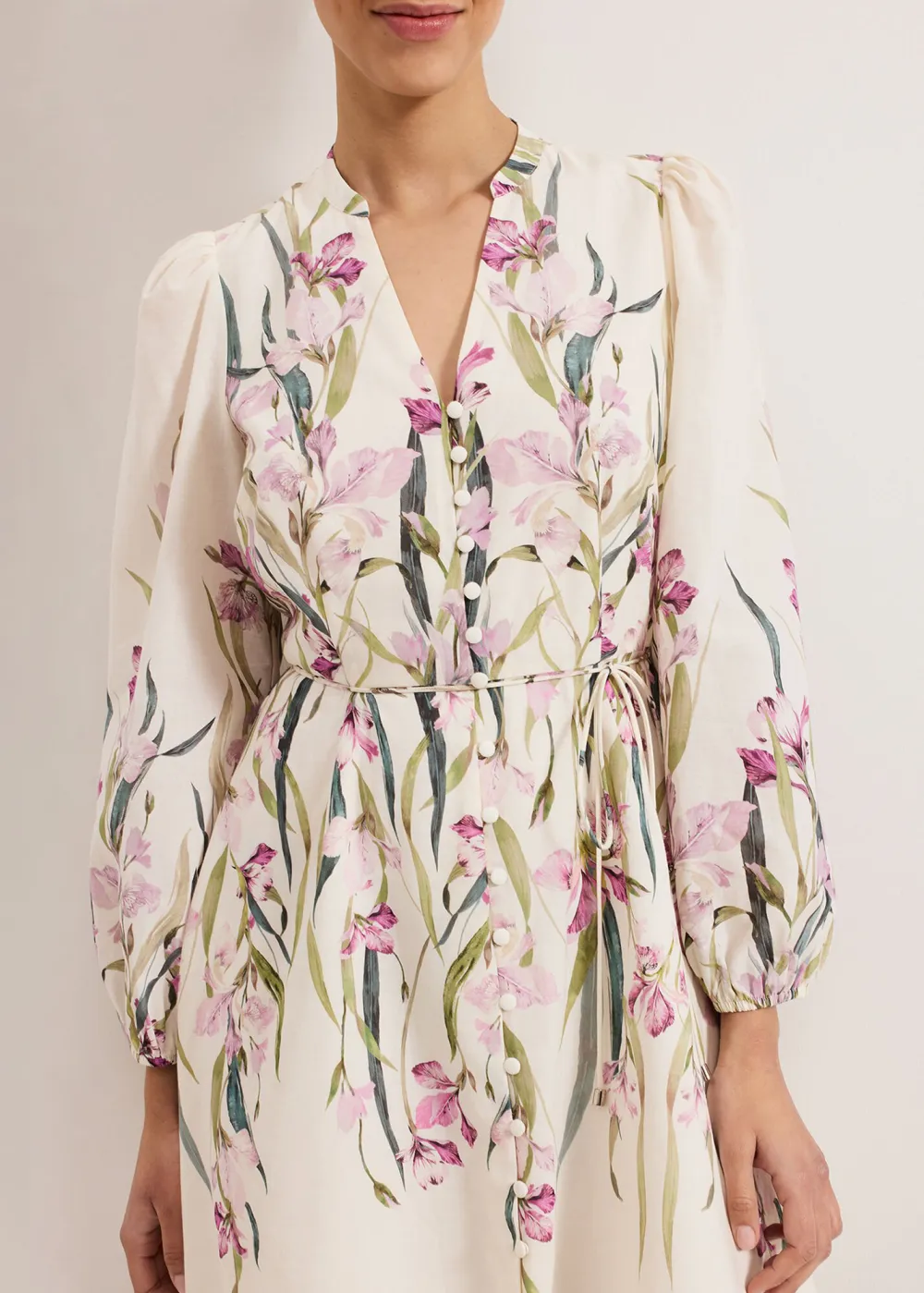 Comfortable Skin-friendly Cotton Long Sleeve Ladies Dress