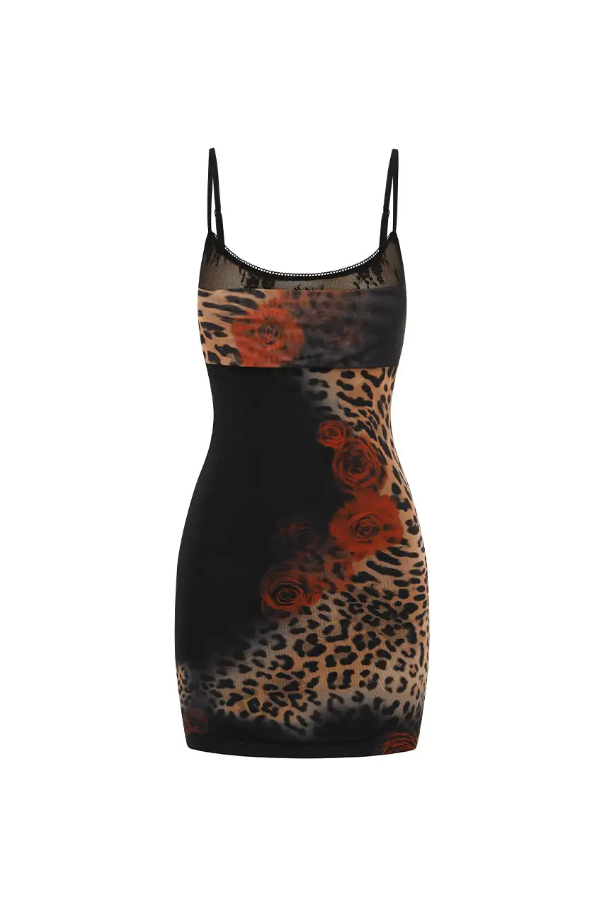 Vintage Strappy Mini Dress
