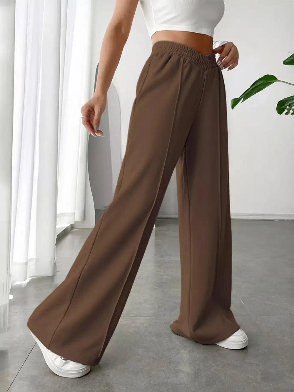 Everyday Wide Leg High Waist Pants