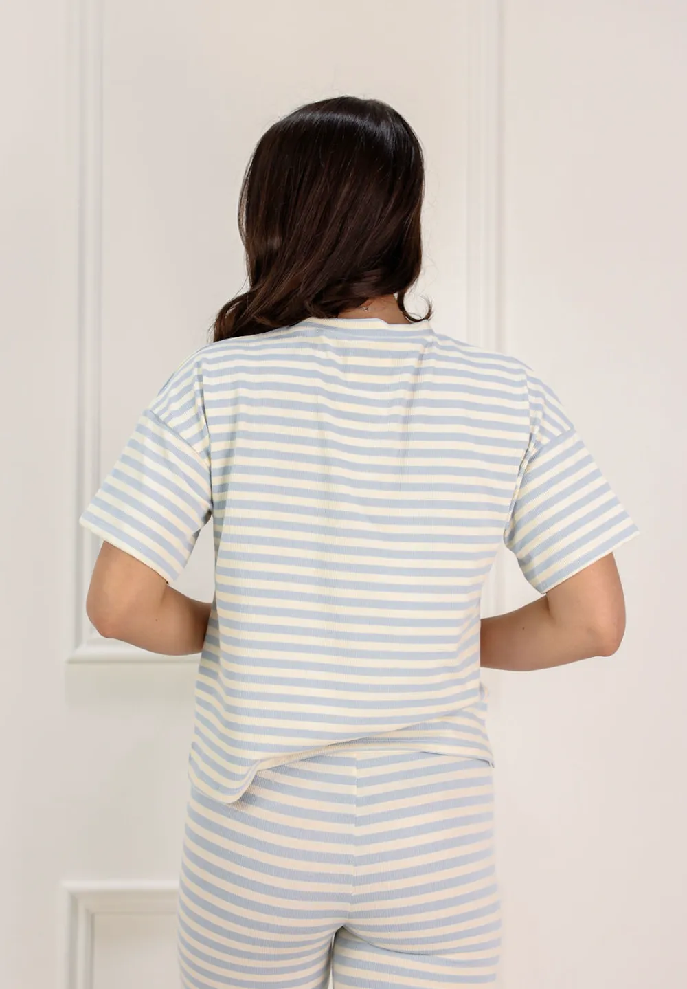 Layered Ribbed Pants Set