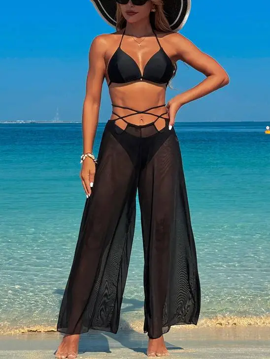 Flowing Pants Bikini Set
