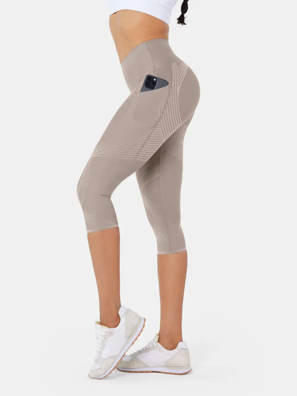 Body Sculpt Side Pocket Capri Leggings