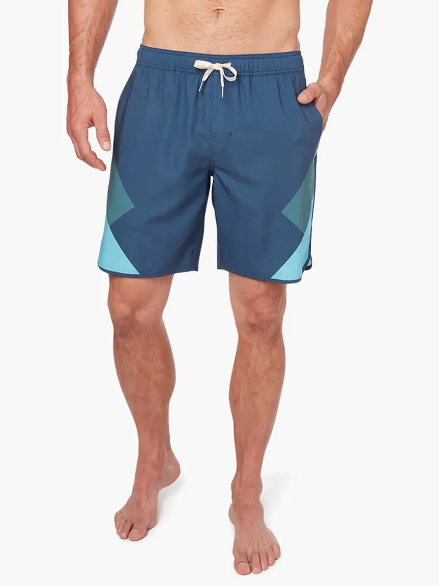 Men's Color Block Beach Shorts