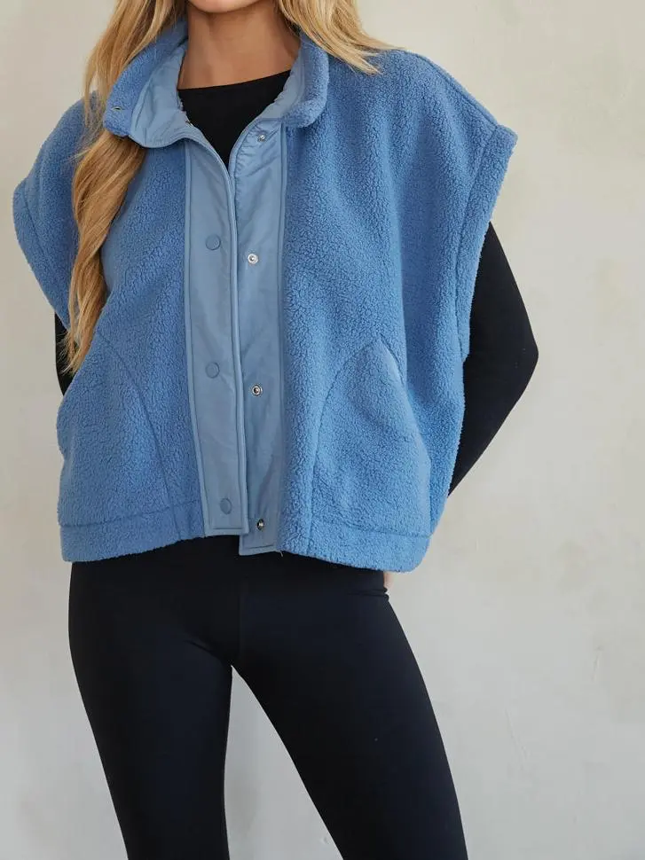 Oversized Fleece Vest