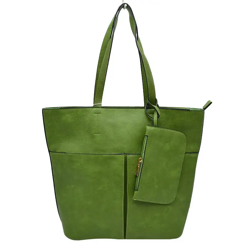 Vegan Leather Soft Tote Bag