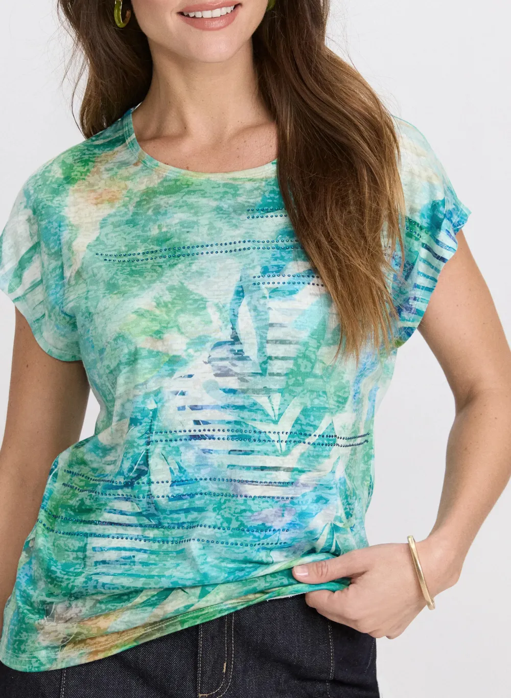 Ombre Printed Top