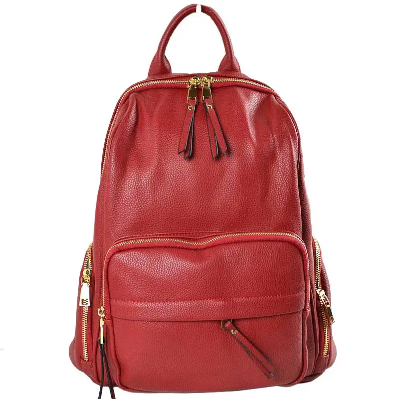 Shoulder Vegan Leather Backpack