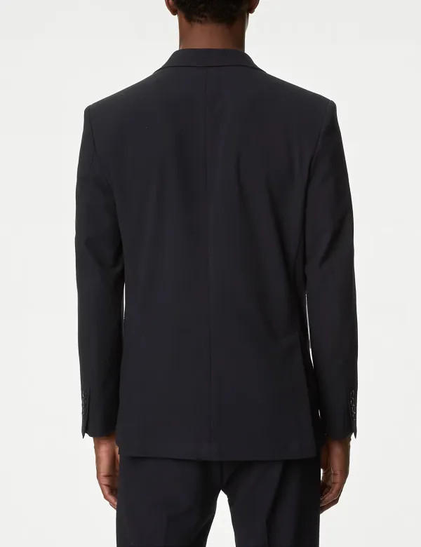 Navy Blue Simple Jacket