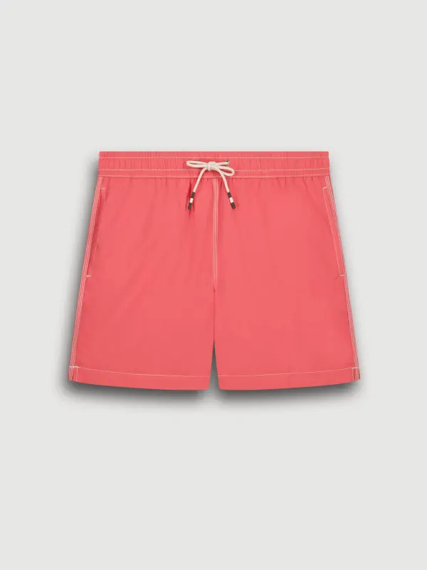 Loose Casual Comfortable Breathable Tangerine Swim Trunks